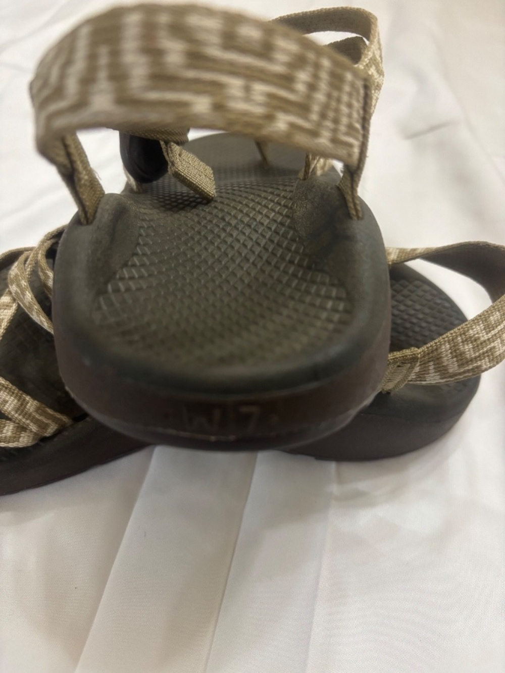 Chaco ZCloud X2 Brown/Tan Size 7 Beach Poolside Vacation Resort Comfortable - Picture 6 of 6